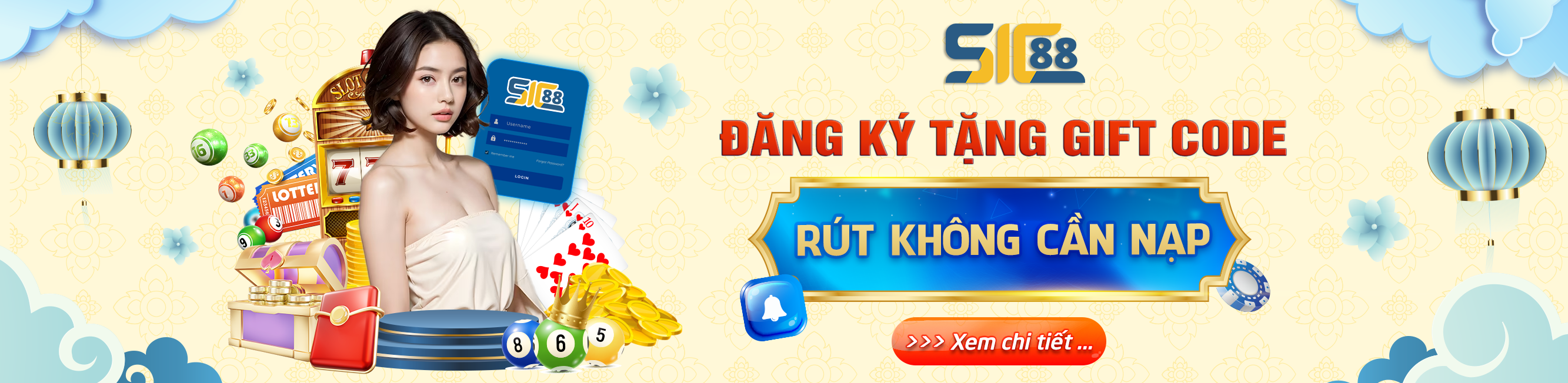 Đăng ký tài khoản sic88 tặng giftcode